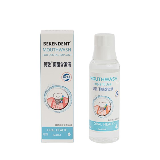 Mouthwash for dental implant